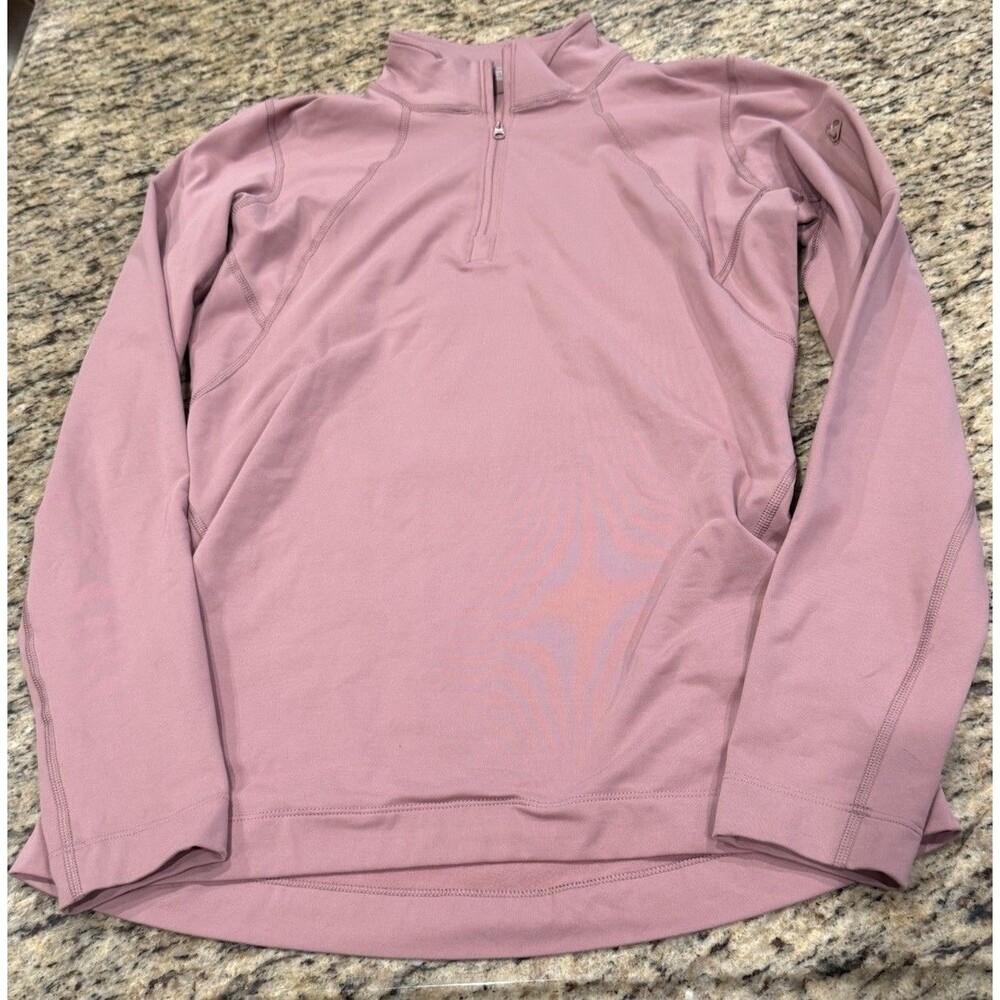 Arc'teryx Pullover Women's Dusty Rose Lightweight Quarter Zip Base Layer Medium